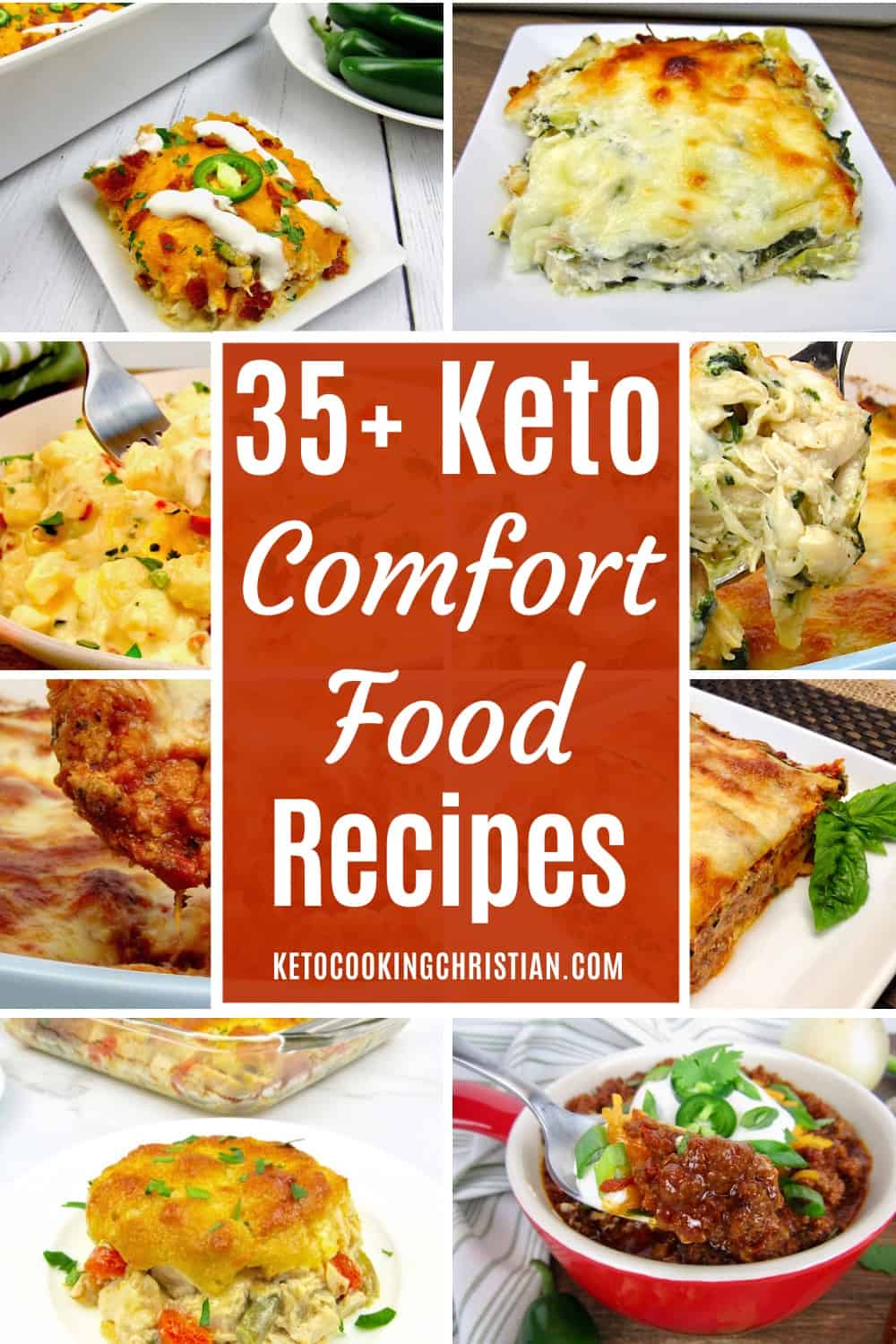 PIN 35+ Keto Comfort Food Recipes