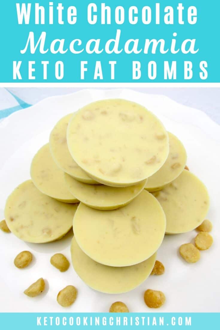 White Chocolate Macadamia Keto Fat Bombs Keto Cooking Christian