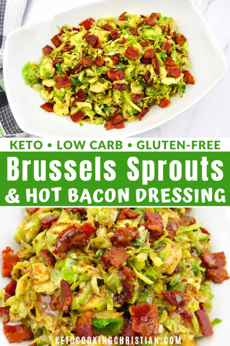 Brussels Sprouts with Hot Bacon Dressing Keto Cooking Christian