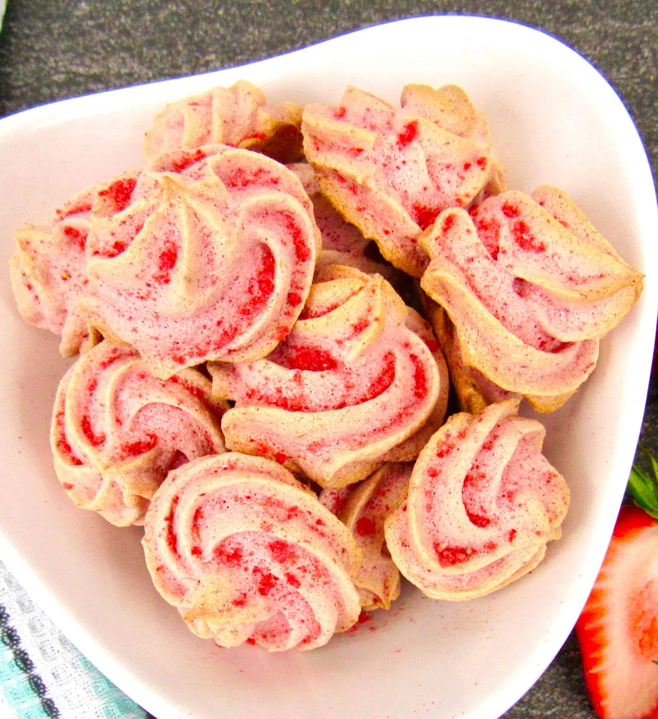 Keto Strawberry Meringue Cookies Keto Cooking Christian