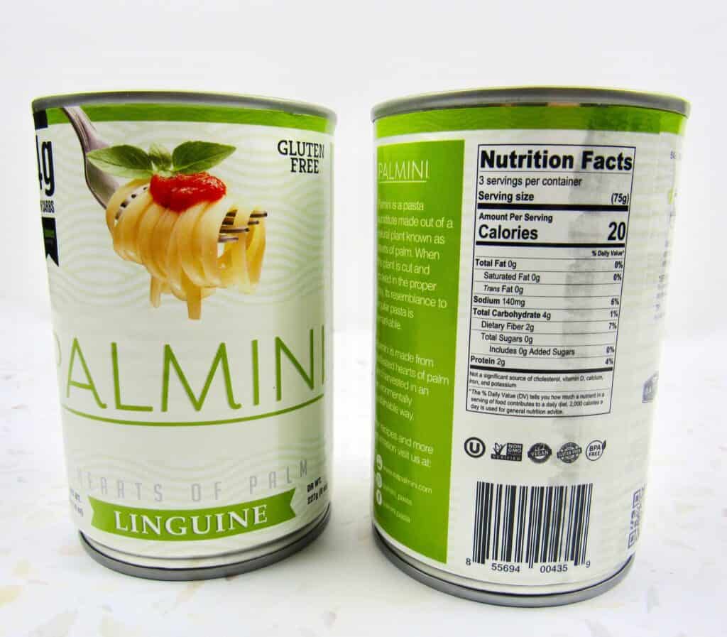 2 cans of Palmini noodles
