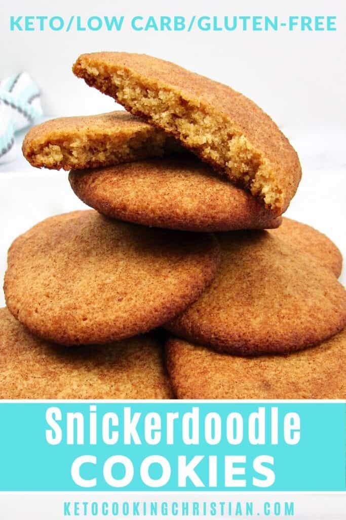 PIN Keto Snickerdoodle Cookies - Soft & Chewy!