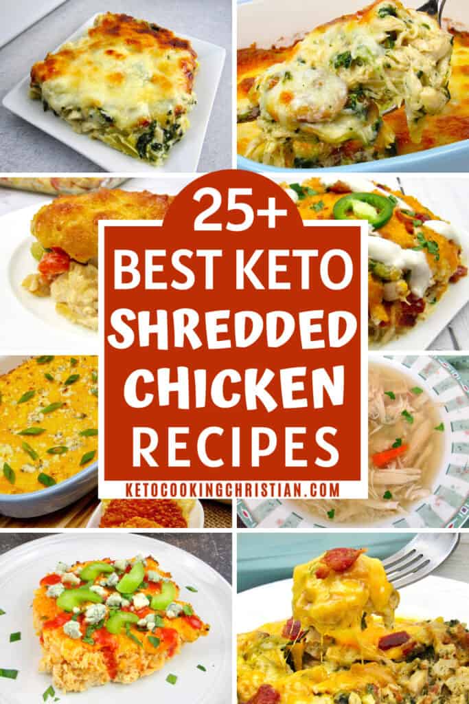 PIN 25+ Best Keto Shredded Chicken Recipes