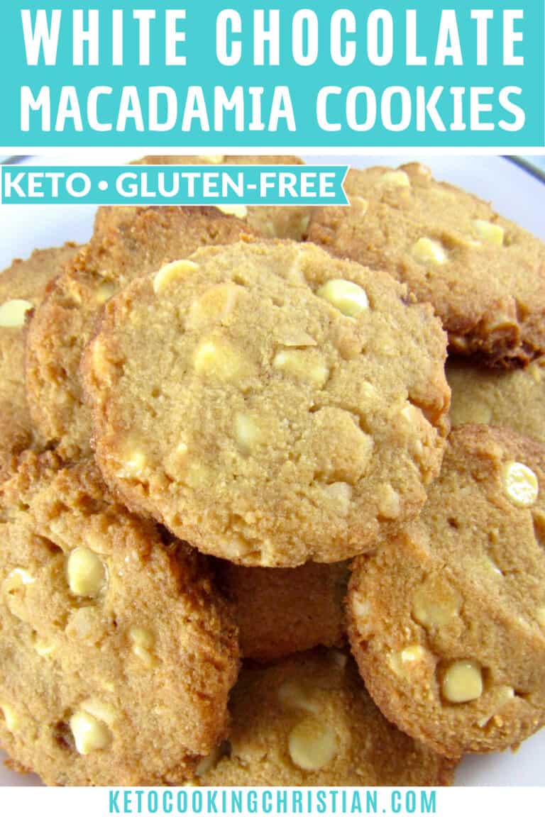 Keto White Chocolate Macadamia Nut Cookies Keto Cooking Christian