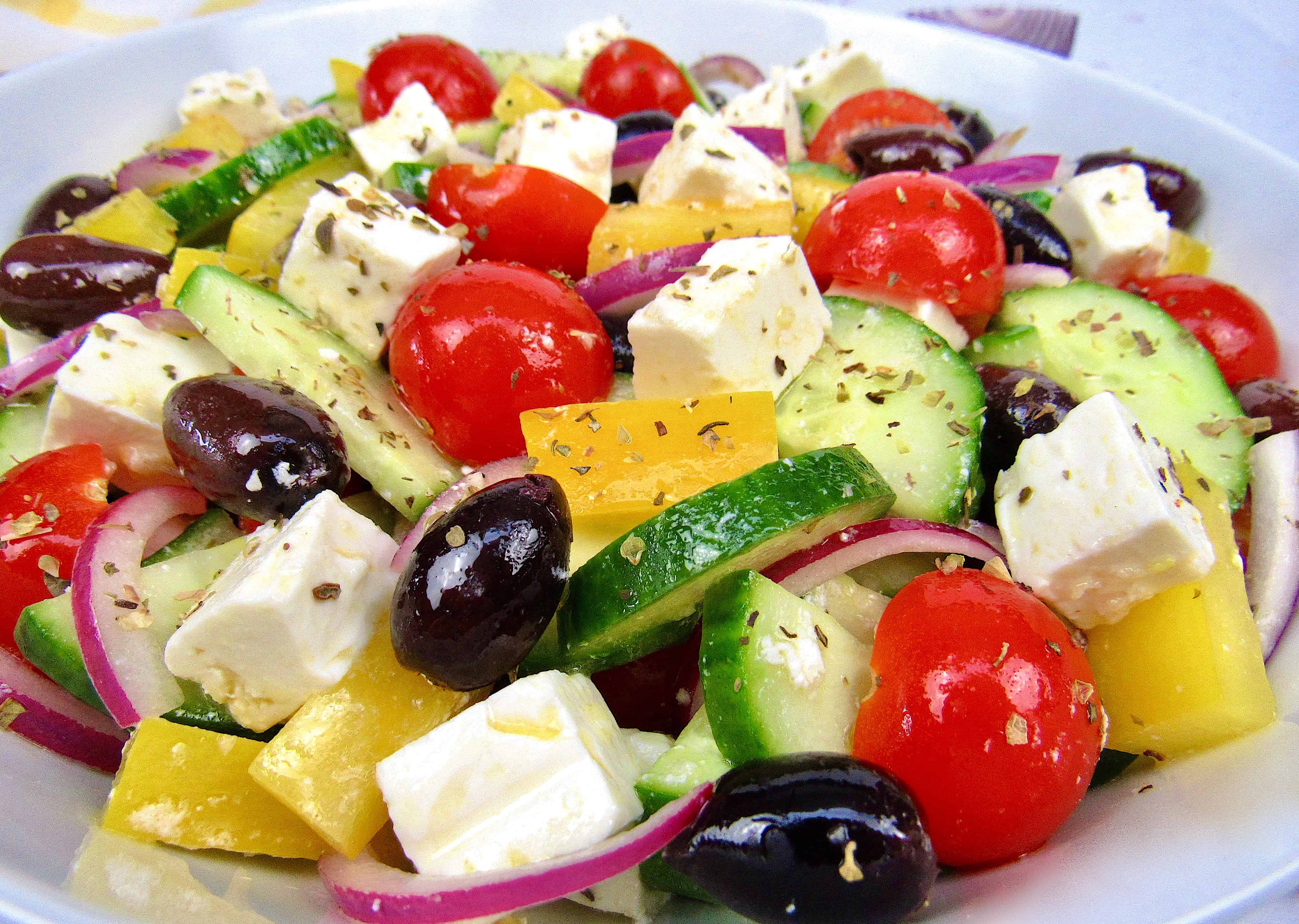 Keto Greek Salad with Dressing Keto Cooking Christian