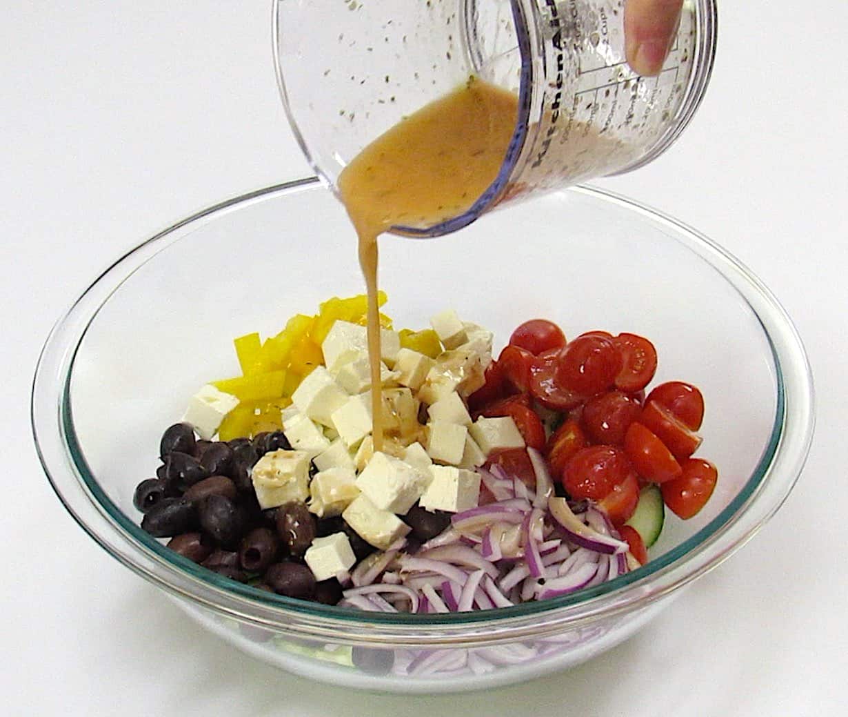 Keto Greek Salad with Dressing Keto Cooking Christian