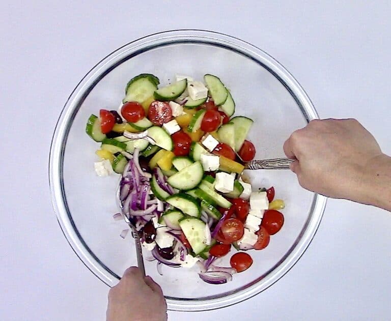 Keto Greek Salad with Dressing Keto Cooking Christian