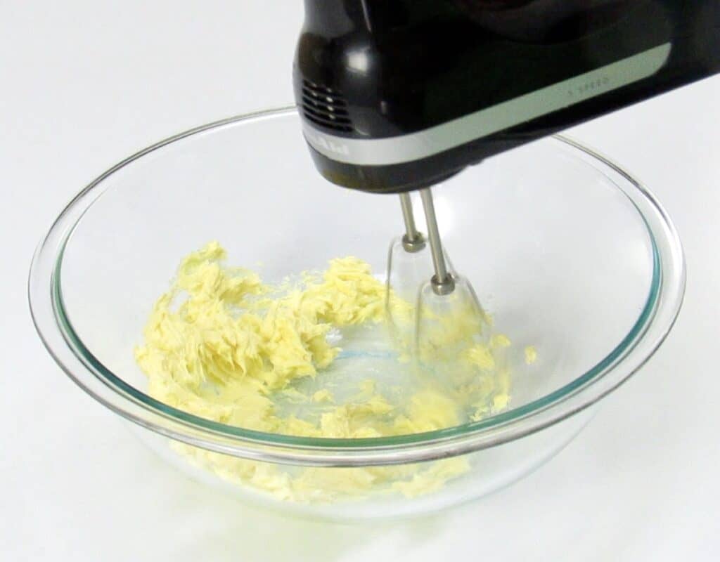 butter being whipped my hand mixer