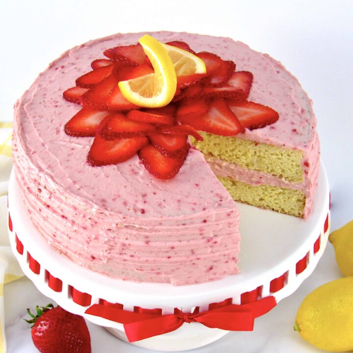 Keto Strawberry Lemonade Cake Keto Cooking Christian