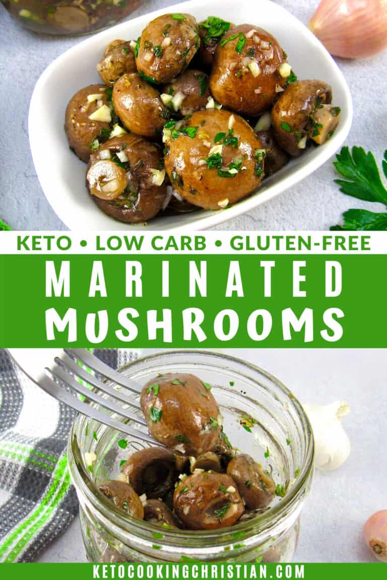 Marinated Mushrooms Keto Cooking Christian