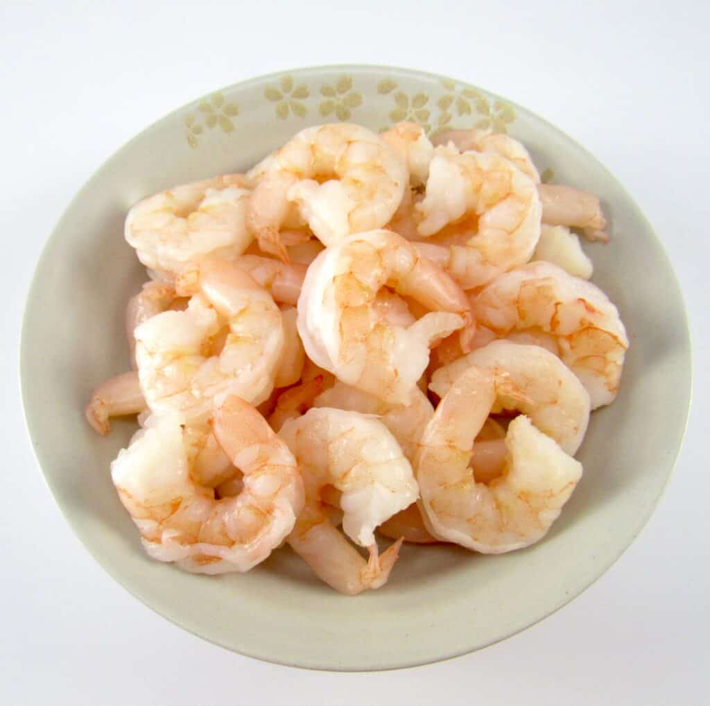 bowl of cookied shrimp