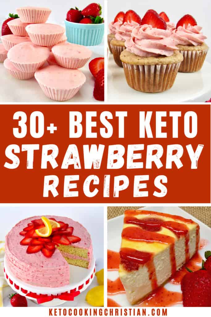 PIN 30+ Best Keto Strawberry Recipes