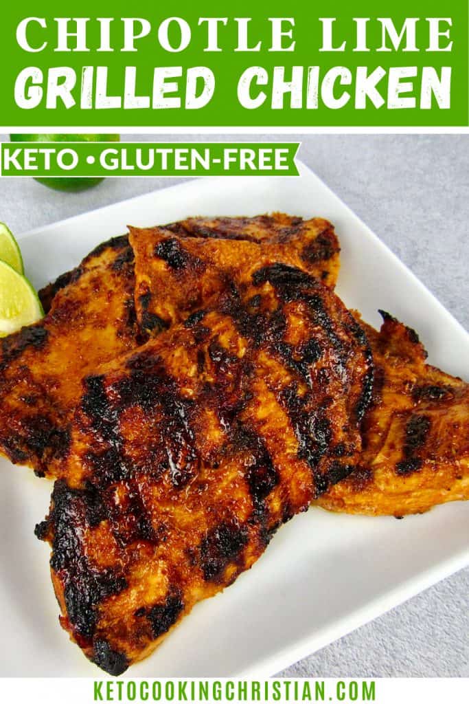 PIN Smokey Chipotle Lime Grilled Chicken - Keto