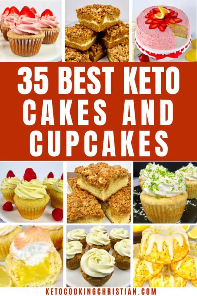 PIN 35 Best Keto Cakes and Cupcakes Recipes