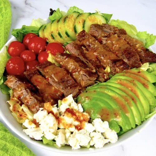 Grilled Steak Salad with Chipotle Lime Vinaigrette Keto Cooking Christian