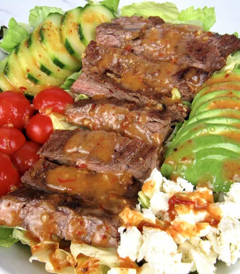 Grilled Steak Salad with Chipotle Lime Vinaigrette Keto Cooking Christian