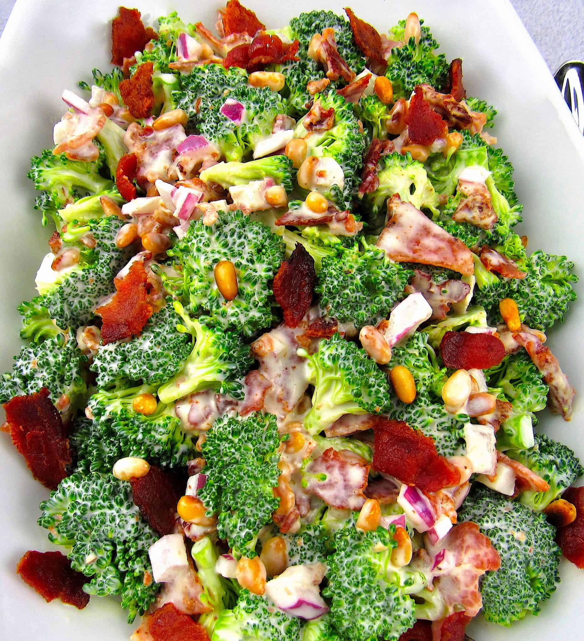 Keto Broccoli Salad with Bacon Keto Cooking Christian