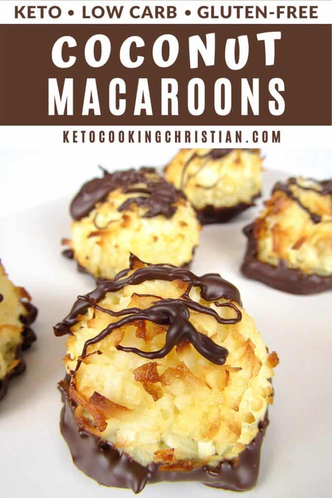 keto coconut macaroons pin