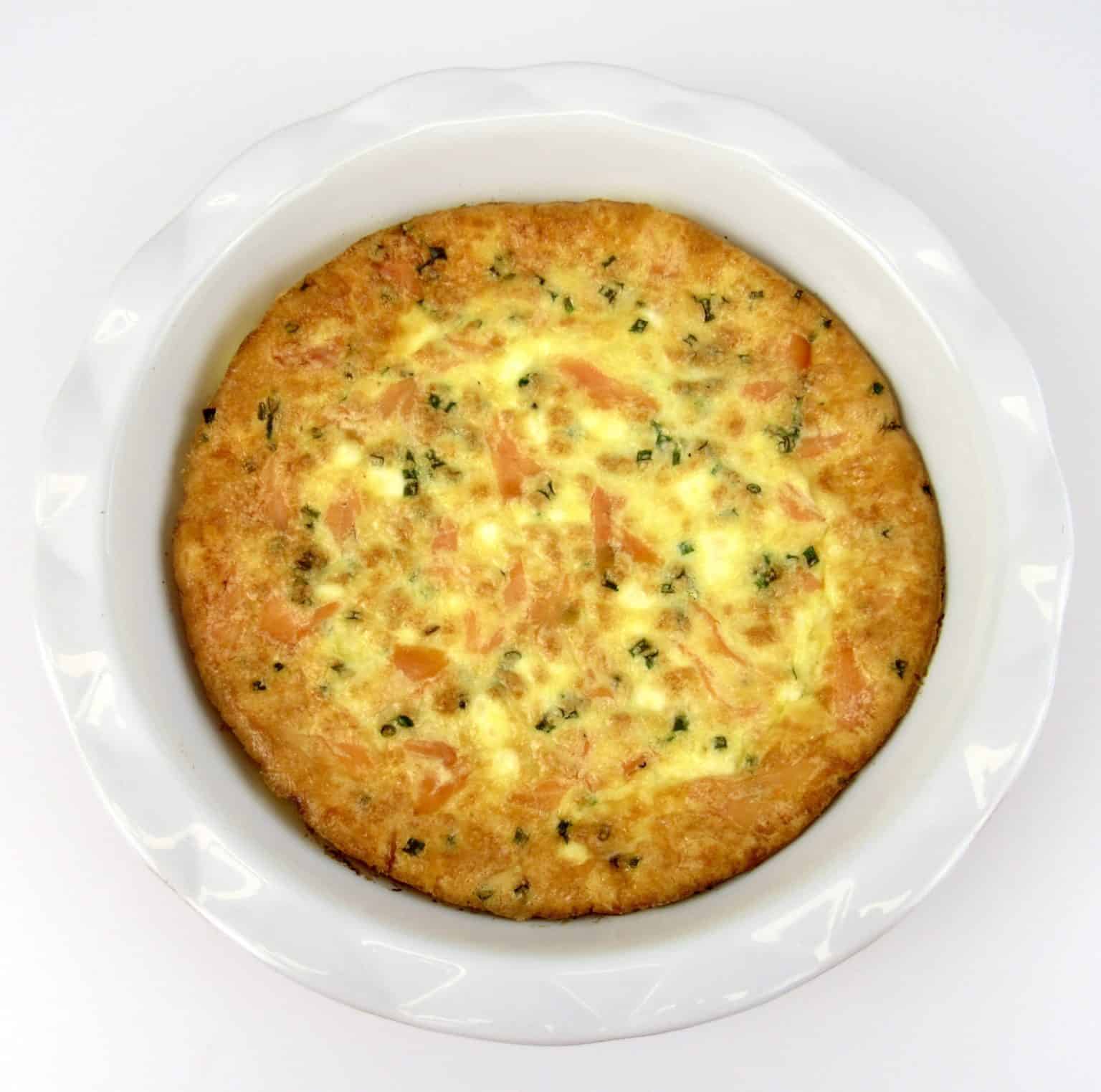 Keto Smoked Salmon Crustless Quiche Keto Cooking Christian