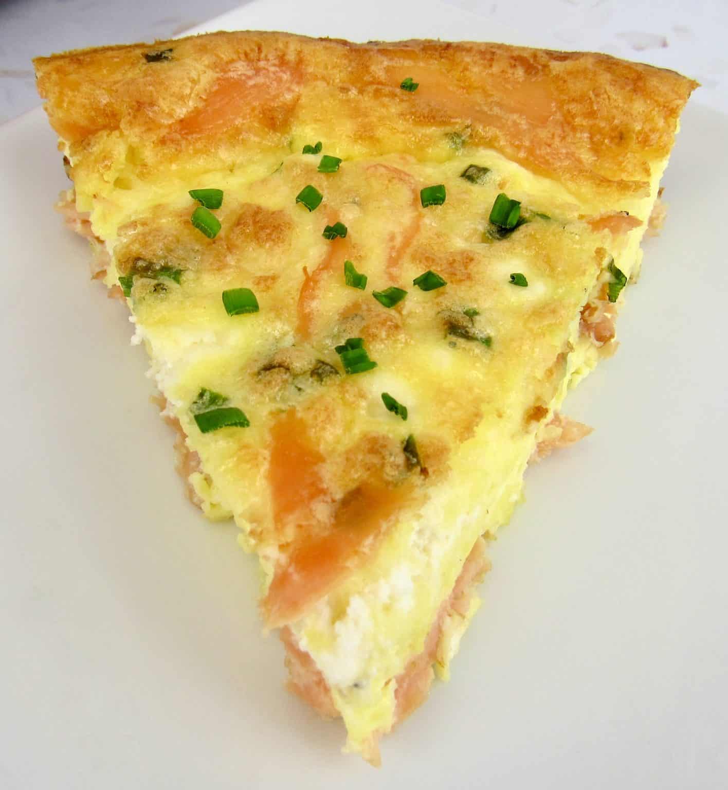 Keto Smoked Salmon Crustless Quiche Keto Cooking Christian