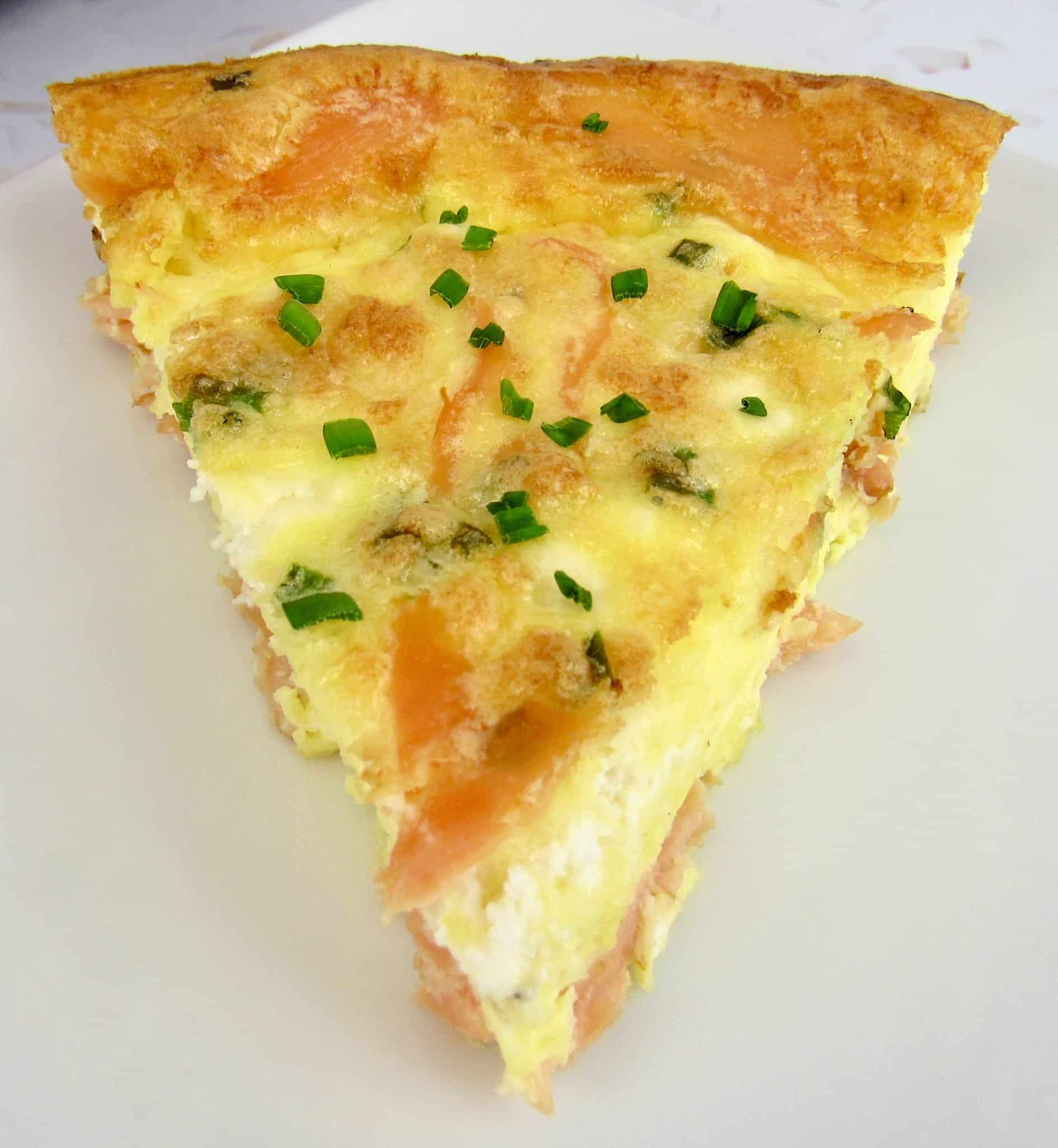 Keto Smoked Salmon Crustless Quiche Keto Cooking Christian