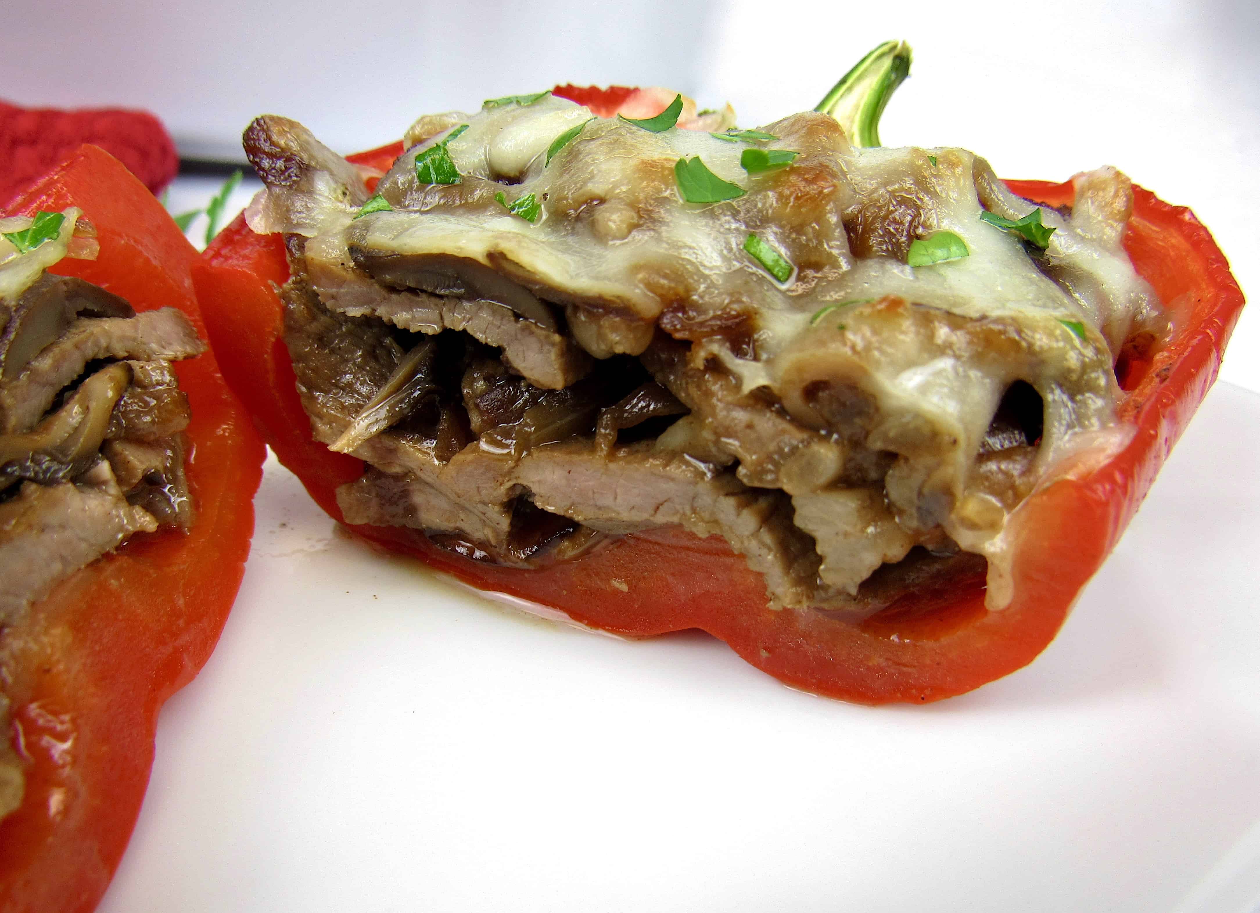 Philly Cheesesteak Keto Stuffed Peppers Keto Cooking Christian