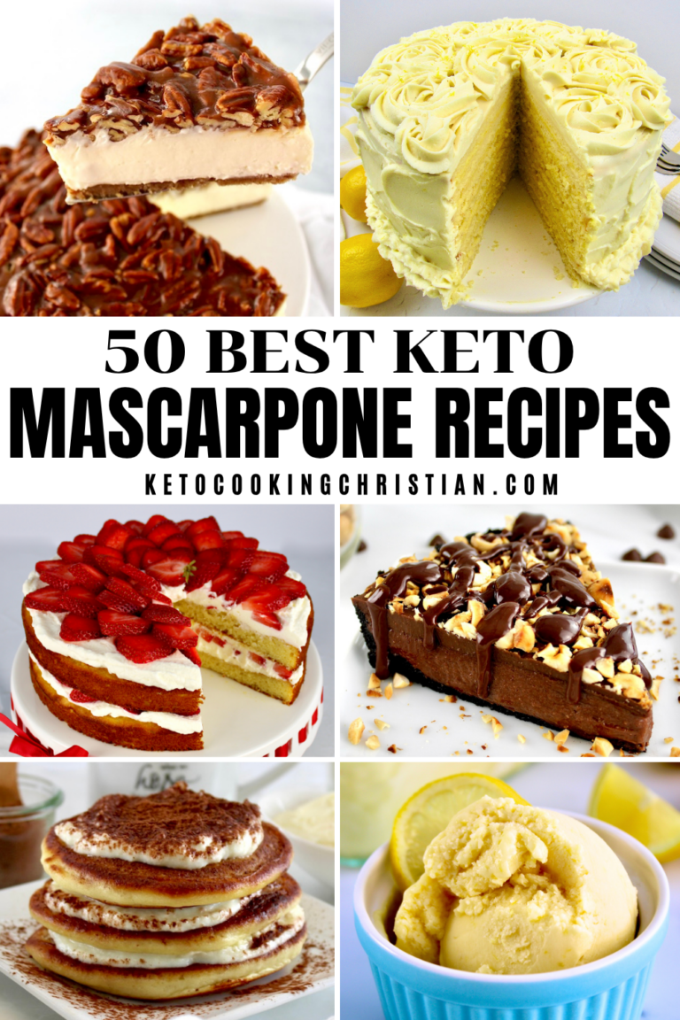 50 Best Keto Recipes Using Mascarpone Cheese pin