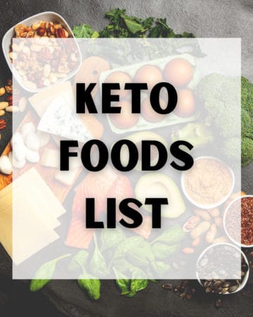 Keto Foods List