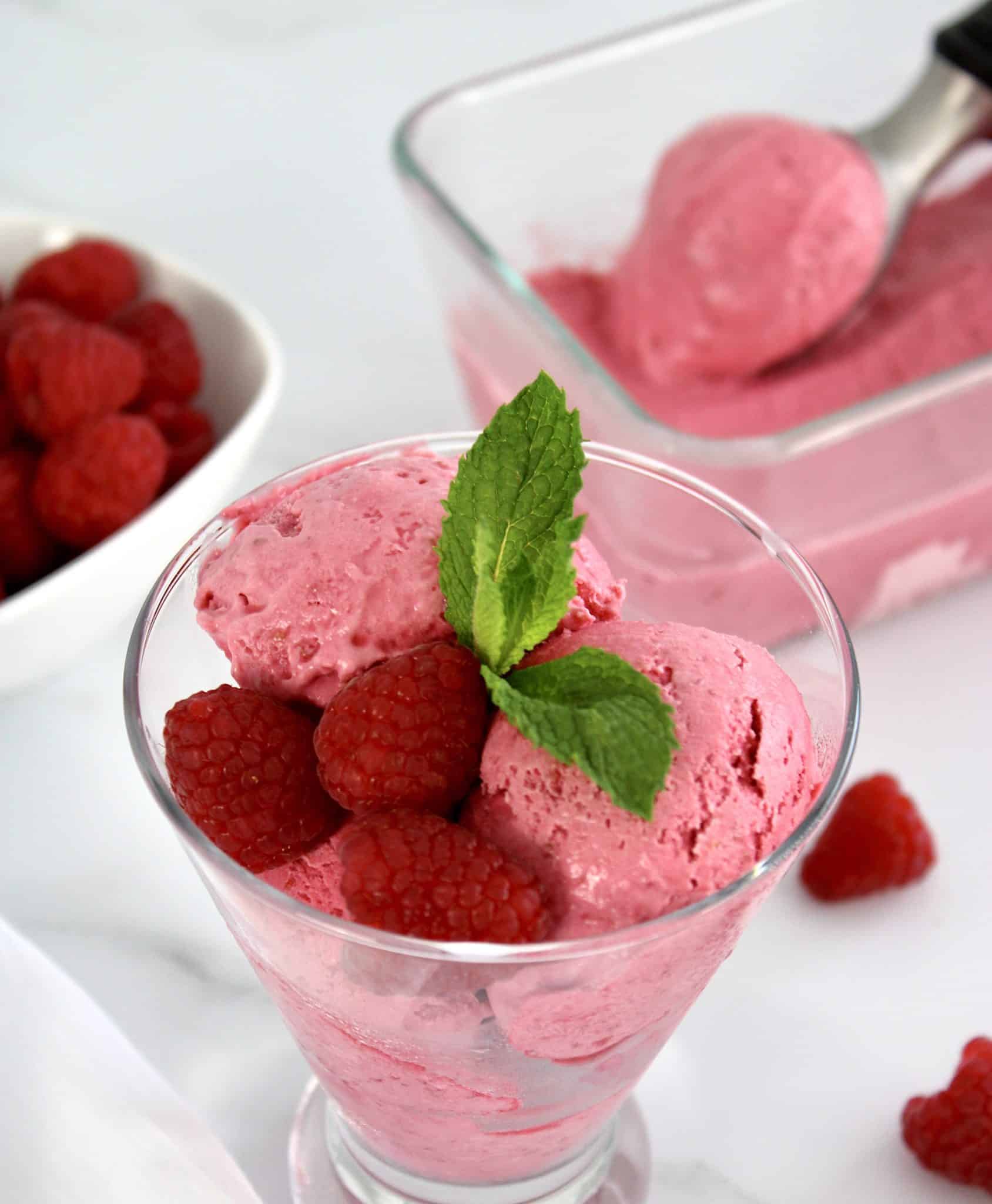 No-Churn Raspberry Keto Ice Cream - Keto Cooking Christian