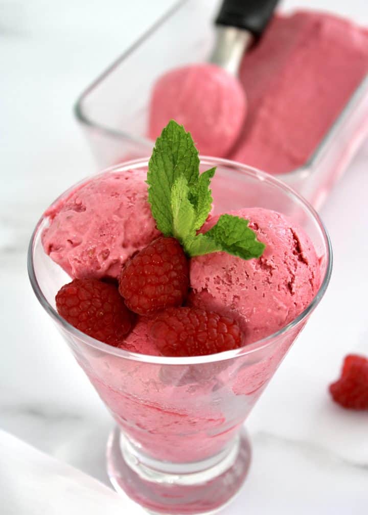 No-Churn Raspberry Keto Ice Cream - Keto Cooking Christian