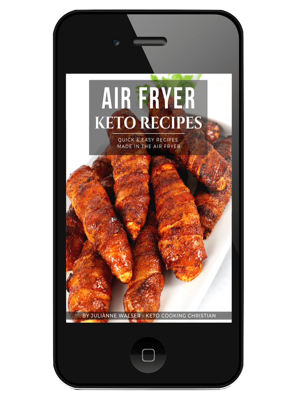 Air Fryer Recipes eBook on Mobile