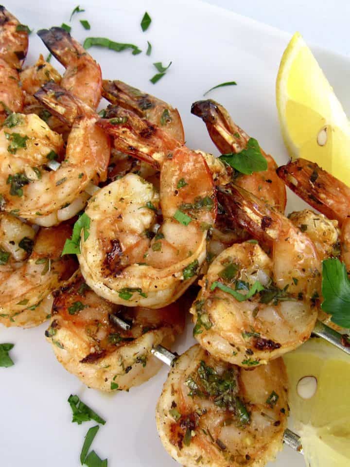 Easy Grilled Shrimp Skewers