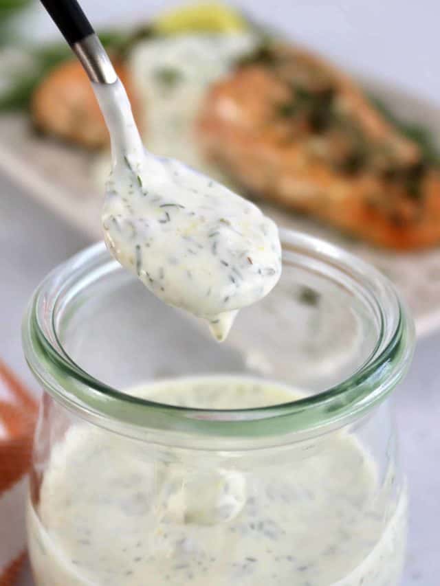 Easy Creamy Dill Sauce Keto Cooking Christian
