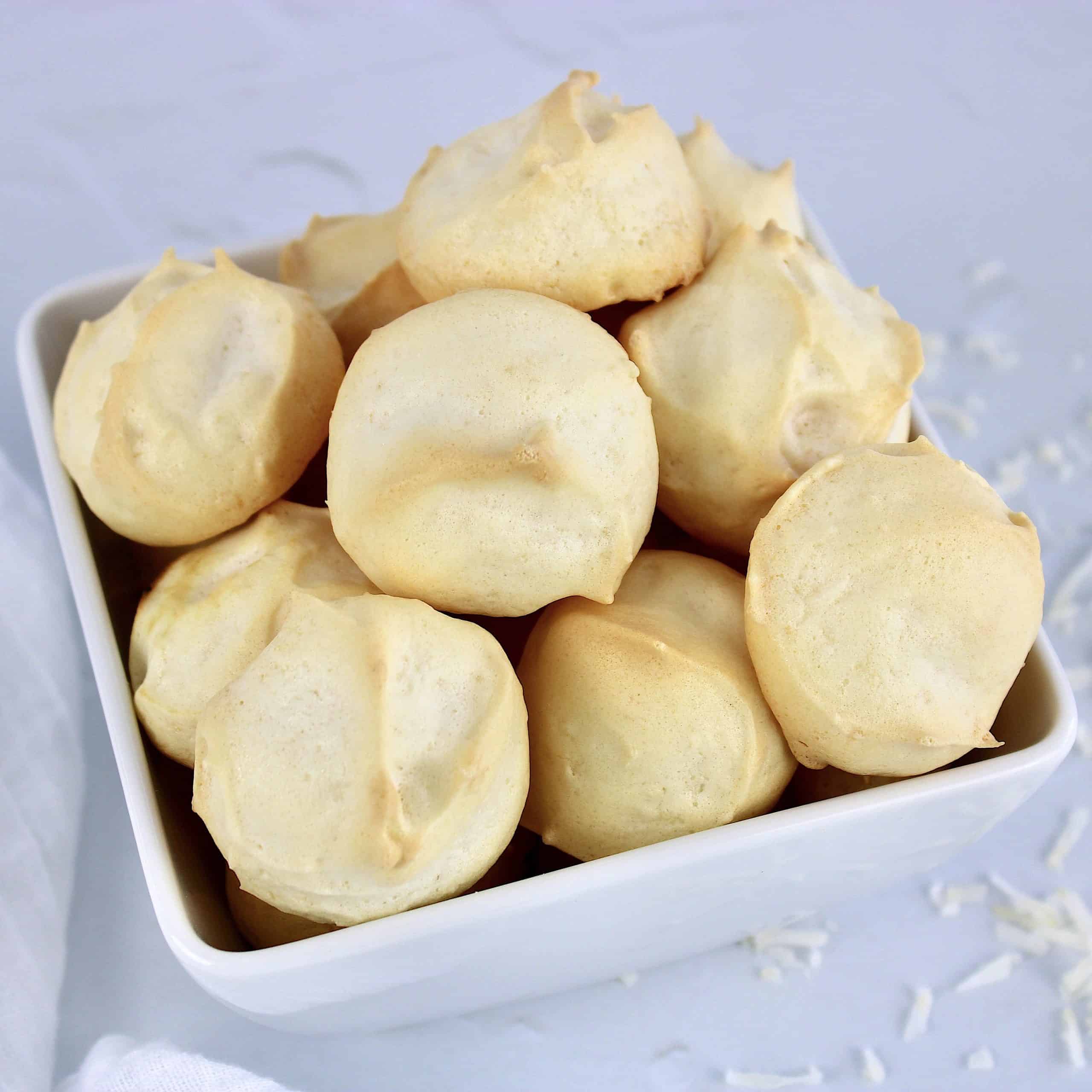 Coconut Keto Meringue Cookies Keto Cooking Christian