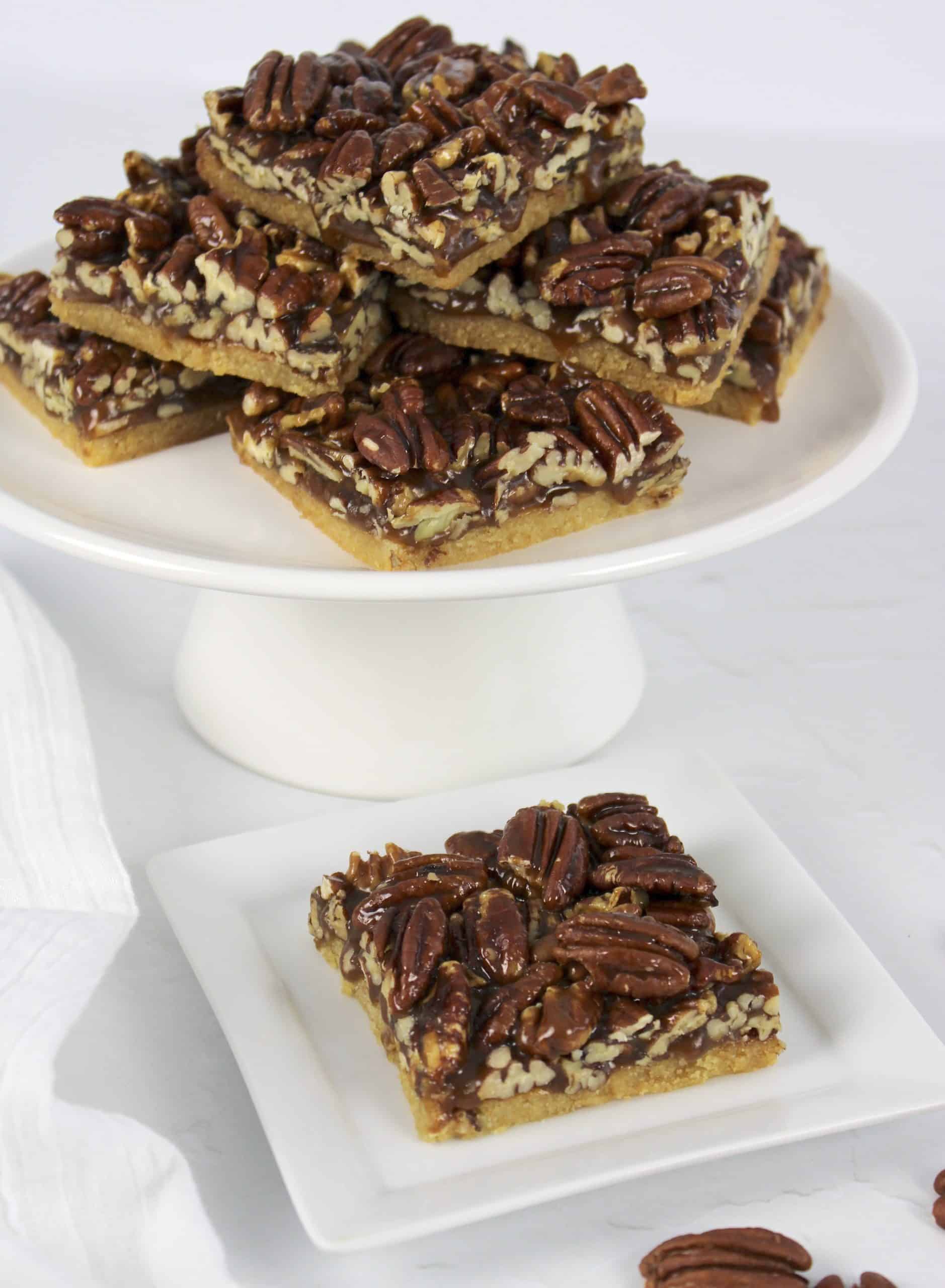 Keto Pecan Pie Bars Keto Cooking Christian