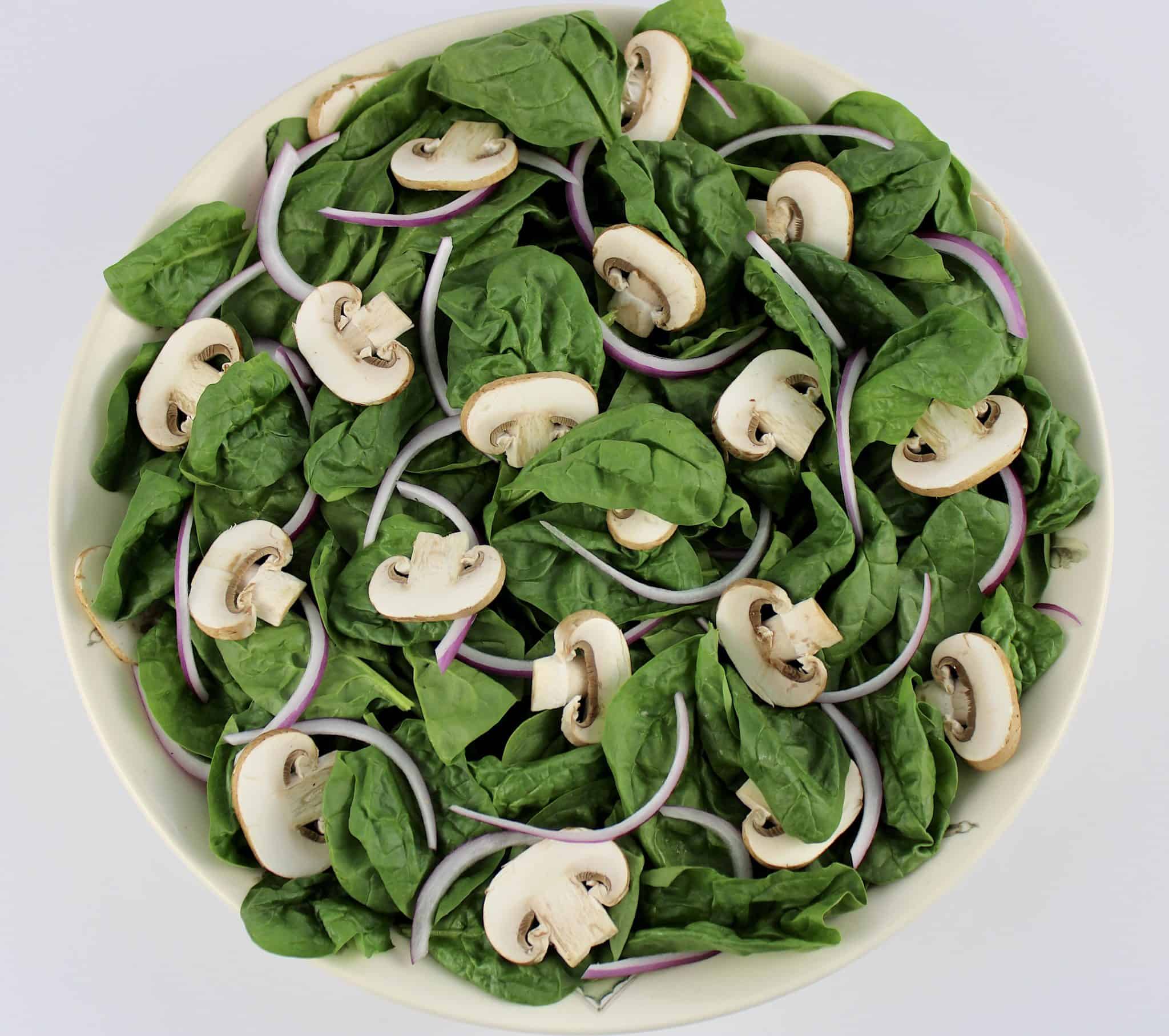 Keto Spinach Salad with Hot Bacon Dressing - Keto Cooking Christian