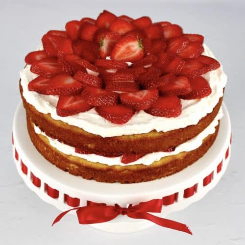 2 layer strawberry shortcake