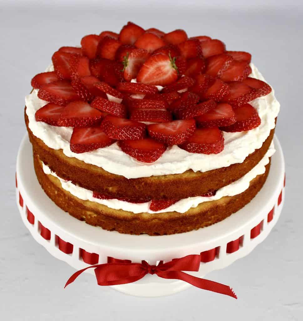 2 layer strawberry shortcake