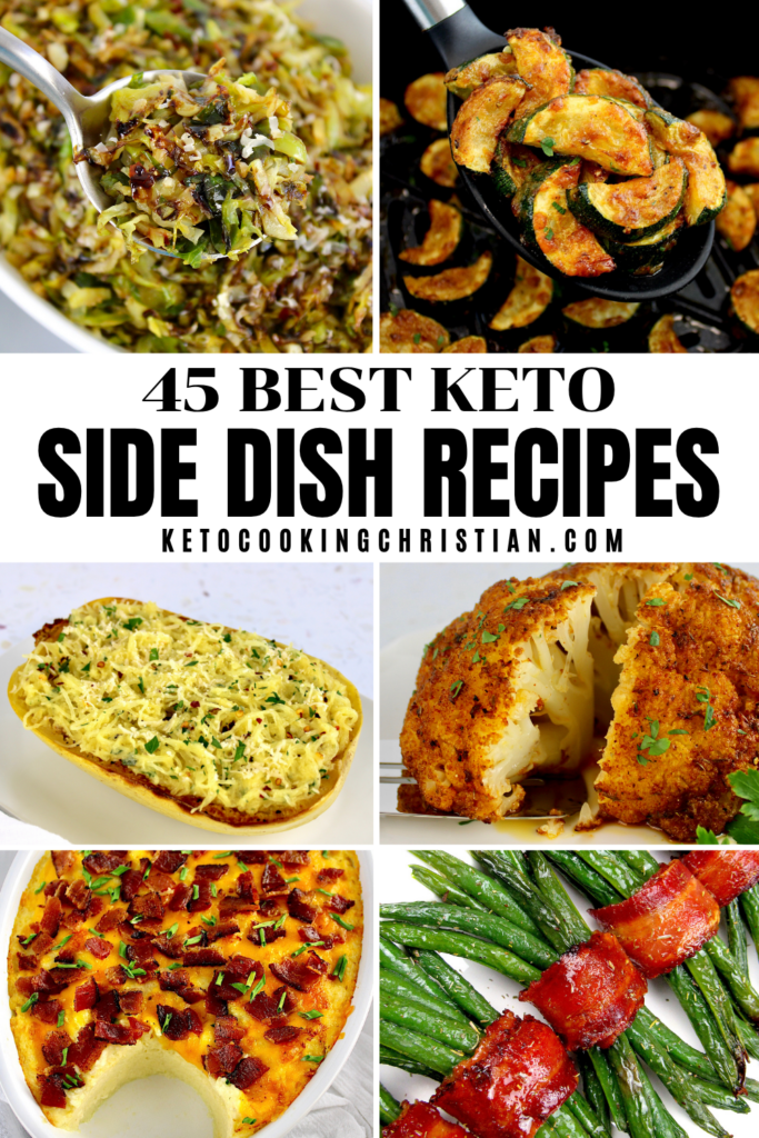45 Best Keto Side Dish recipes pin