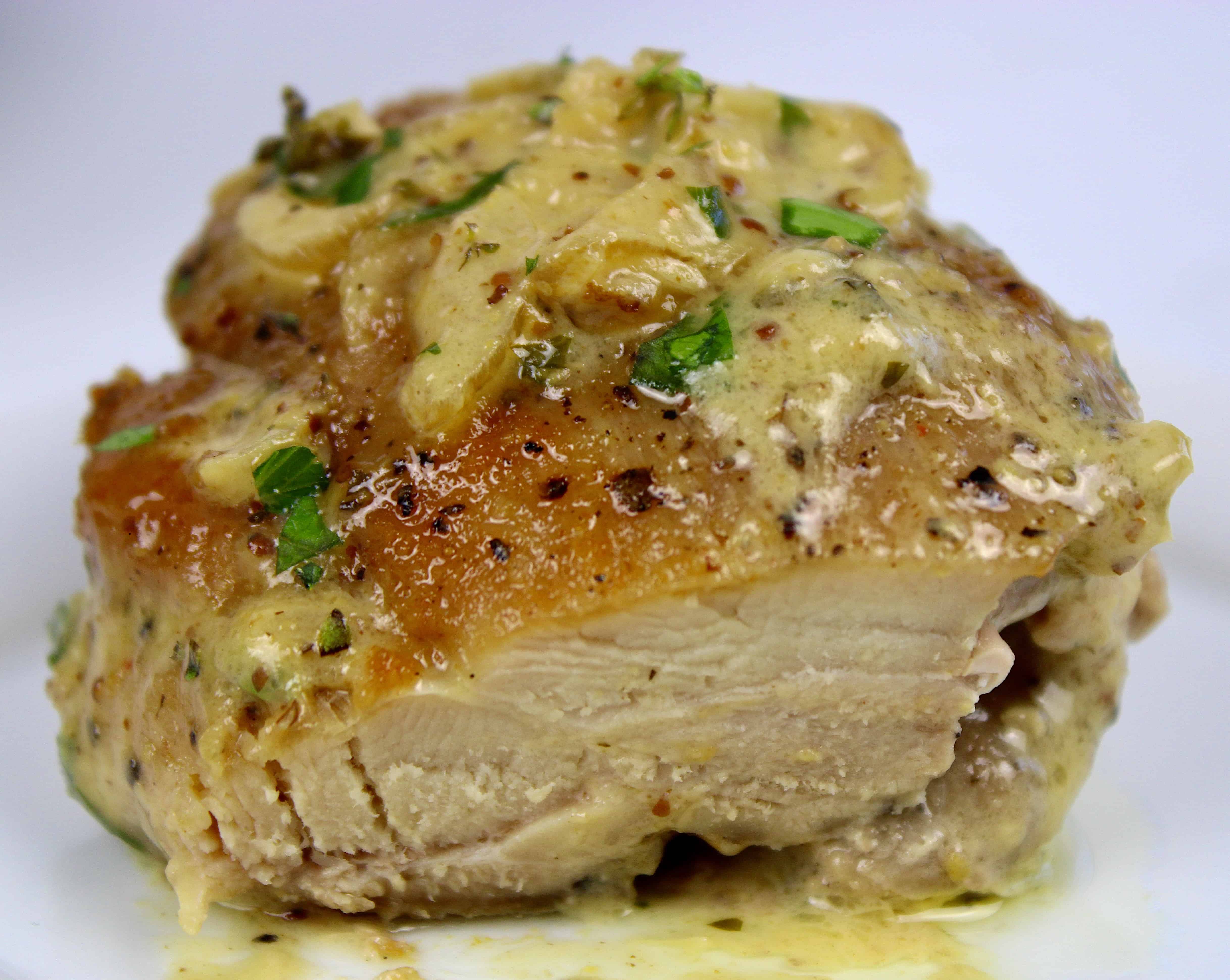 Creamy Dijon Chicken Thighs Keto Cooking Christian