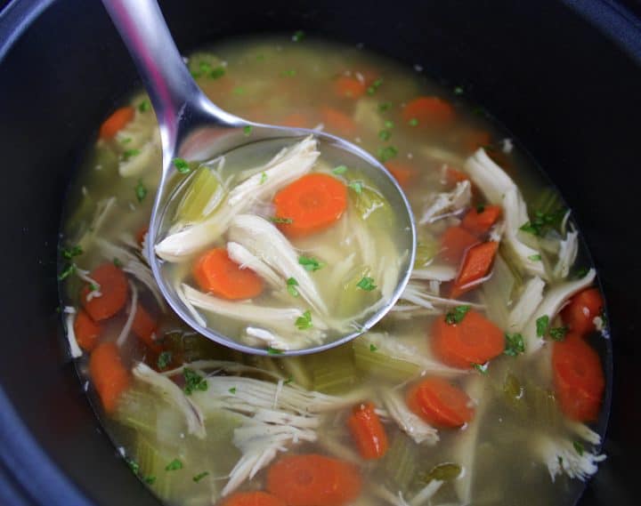 Slow Cooker Chicken Soup - Keto Cooking Christian