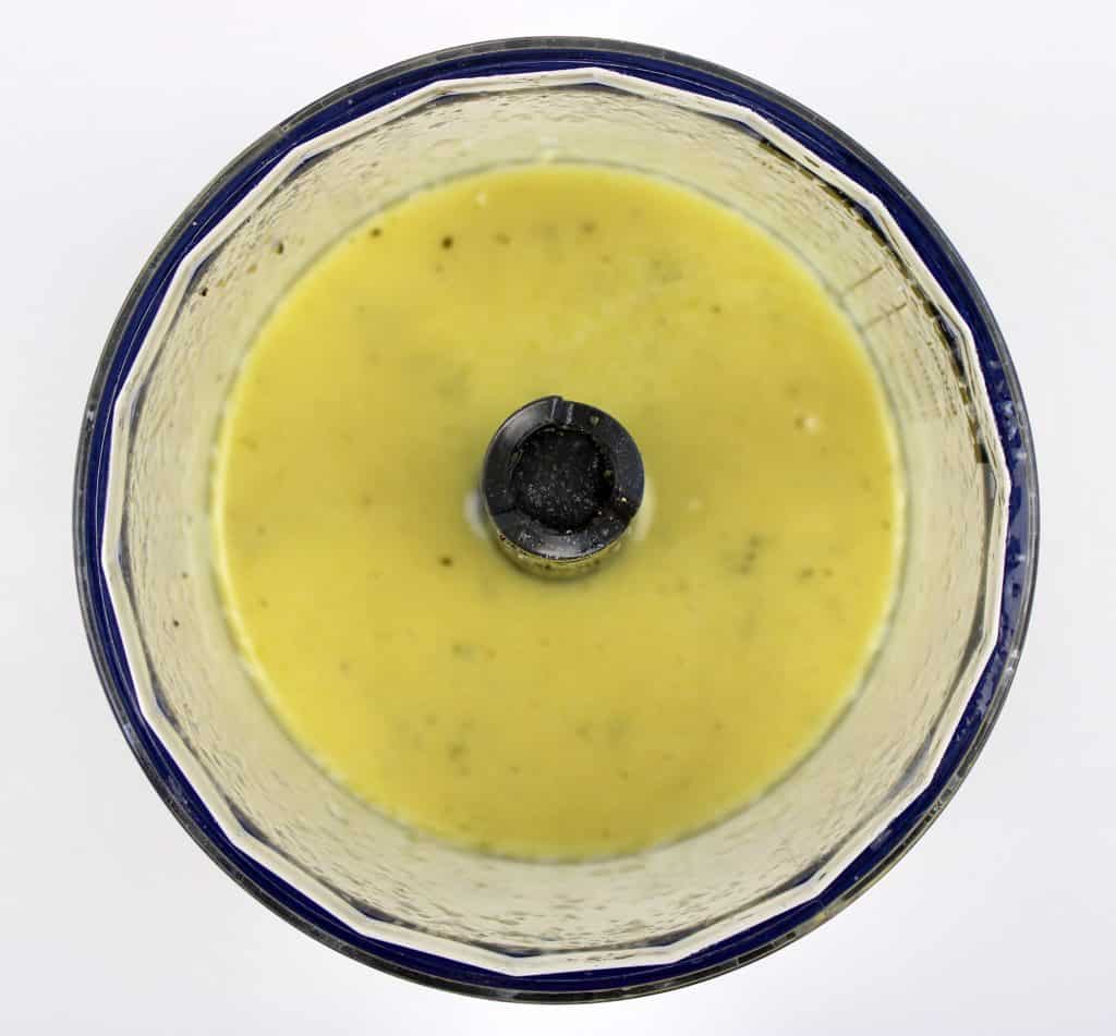 Lemon Vinaigrette in mini chopper bowl