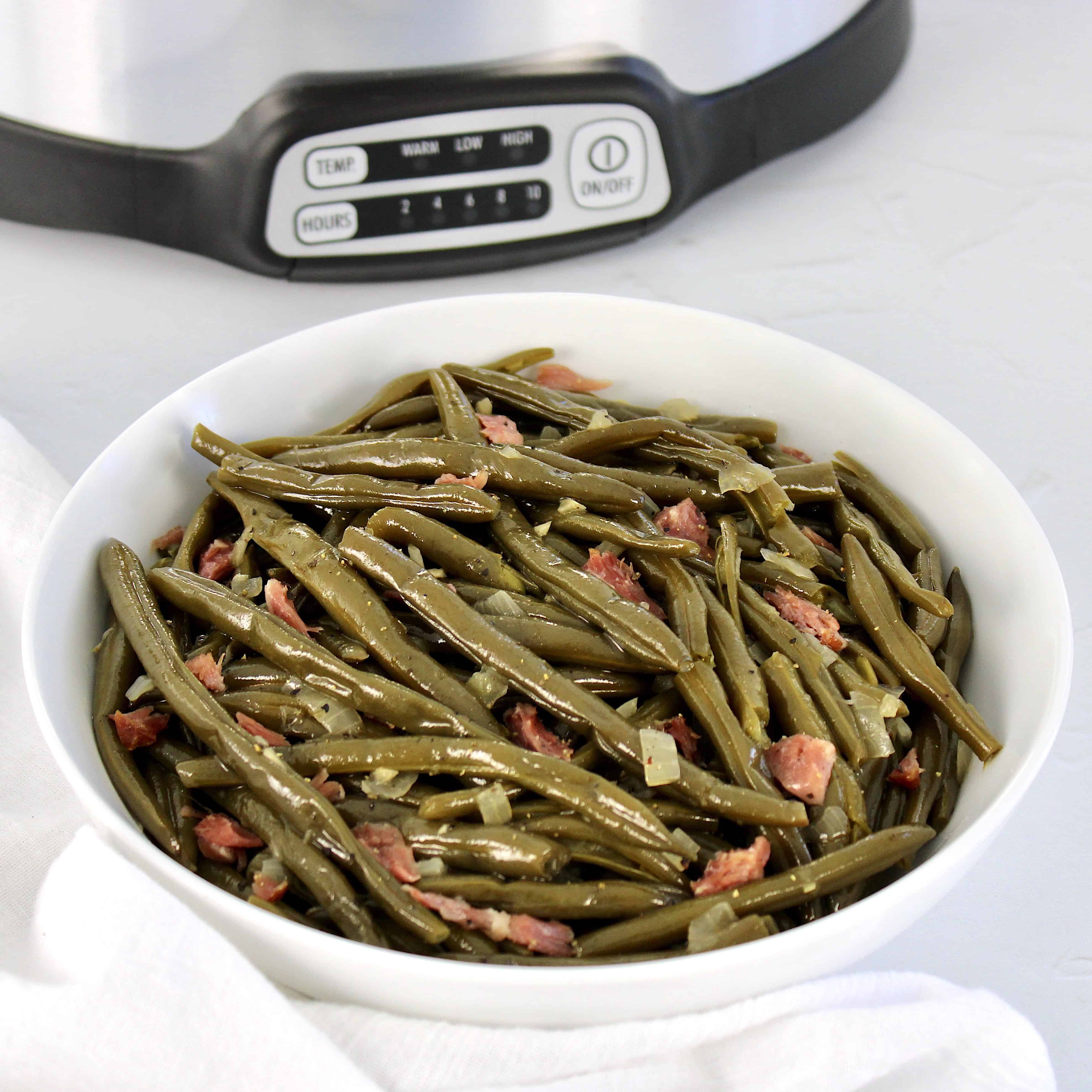 Slow Cooker Southern Green Beans Keto Cooking Christian