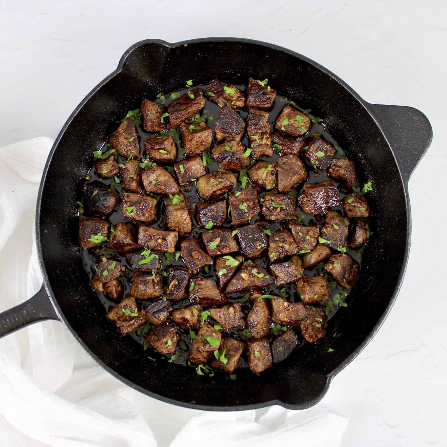 Garlic Butter Steak Bites Keto Cooking Christian