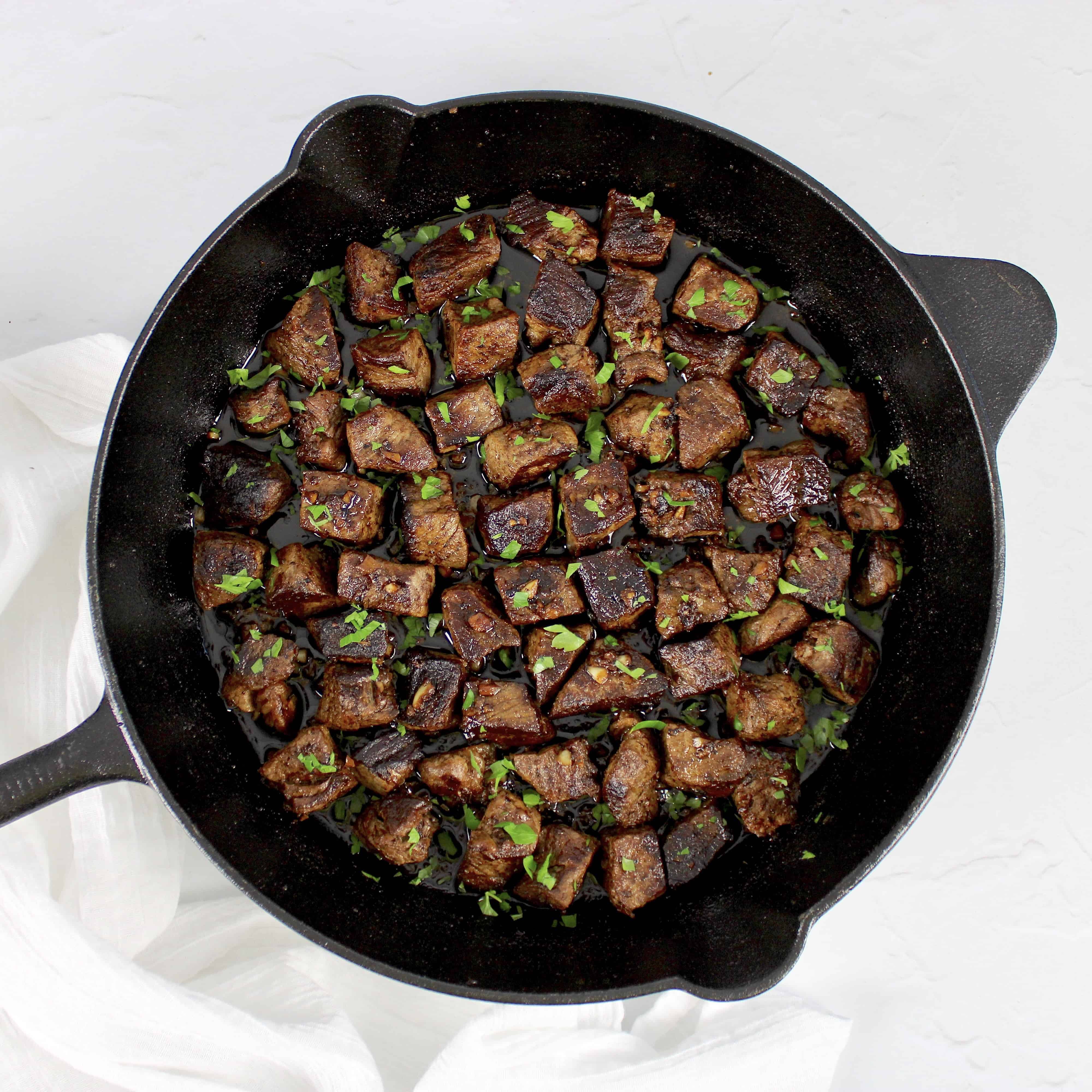 Garlic Butter Steak Bites Keto Cooking Christian