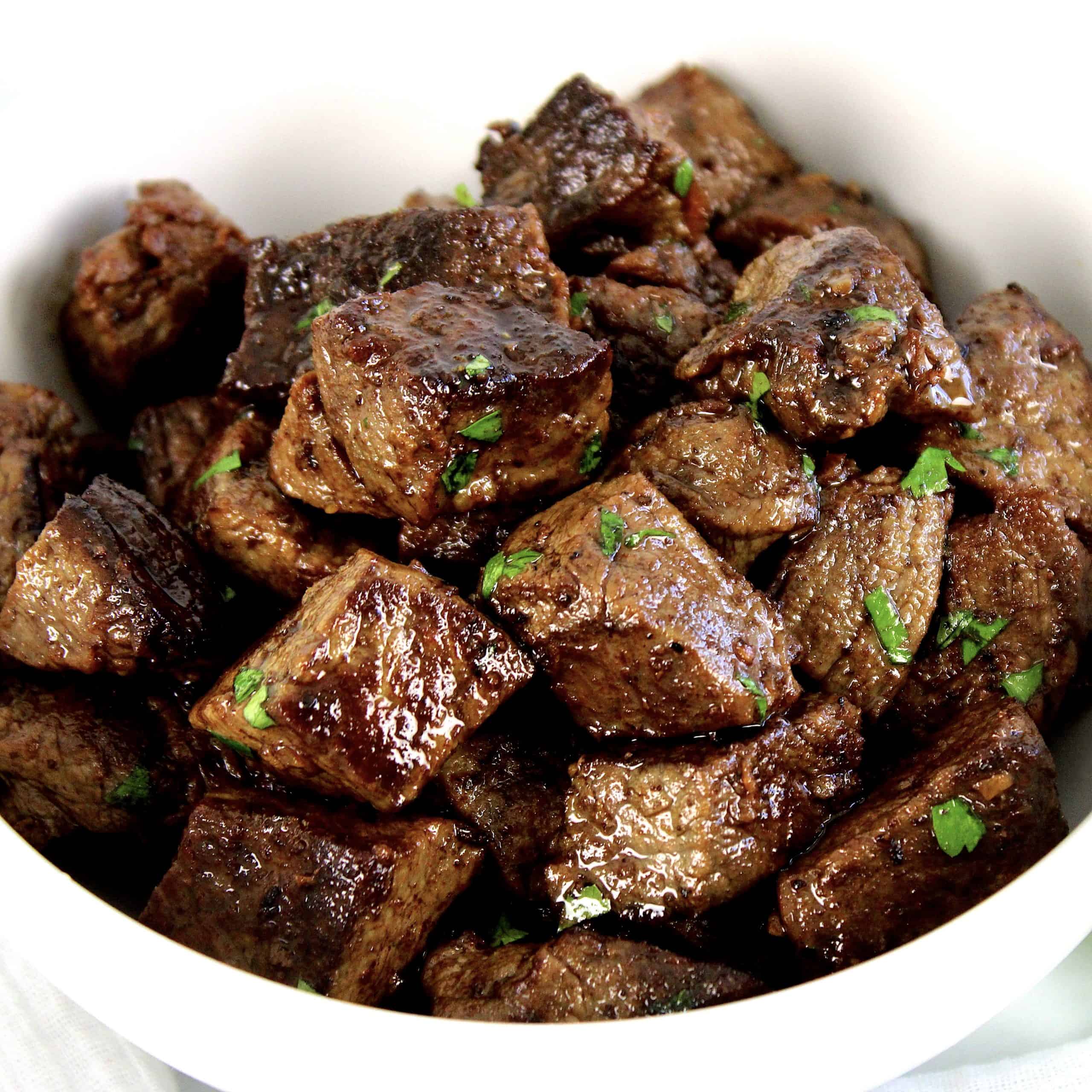 Instant pot Steak Bites recipe - Keto Steak Bites Recipe