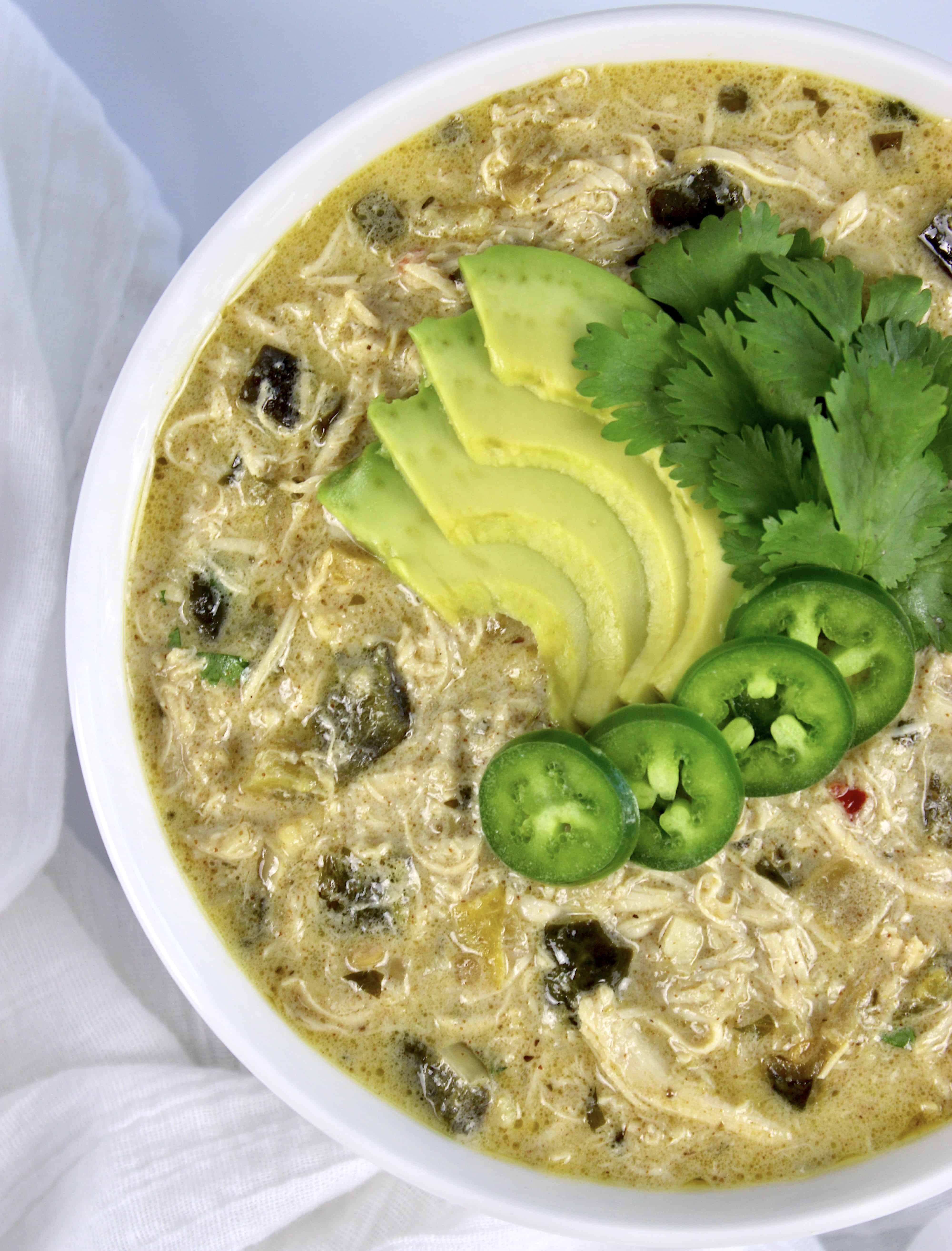 Keto White Chicken Chili Keto Cooking Christian