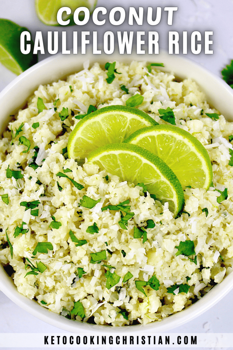 Coconut Cauliflower Rice Keto Cooking Christian