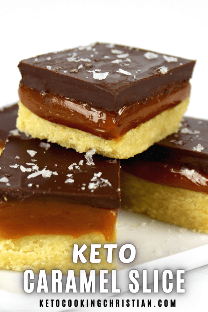 Keto Caramel Slice (Millionaire's Shortbread)