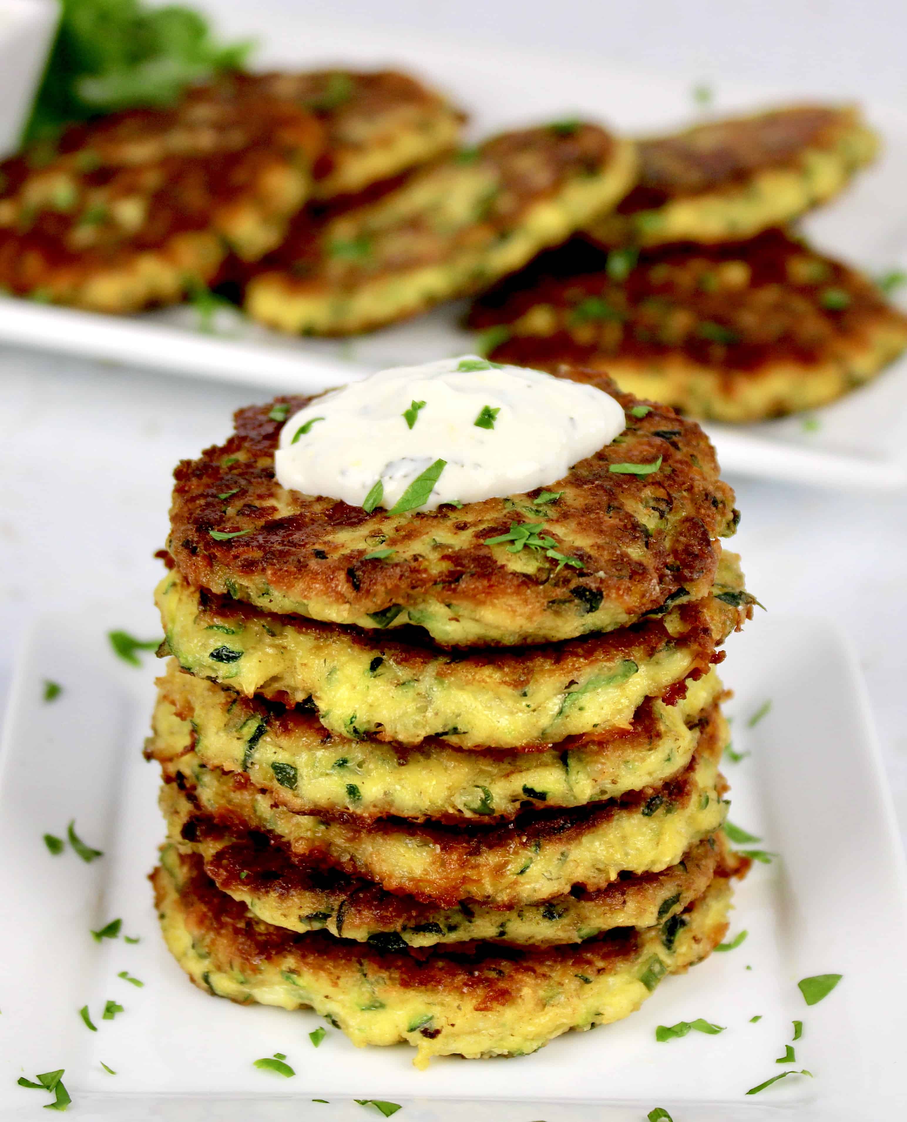 Keto Zucchini Fritters Keto Cooking Christian